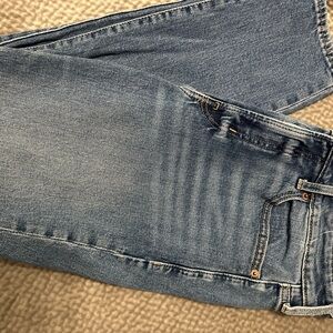 2-Pairs of Old Navy OG Straight Blue & Black Jeans